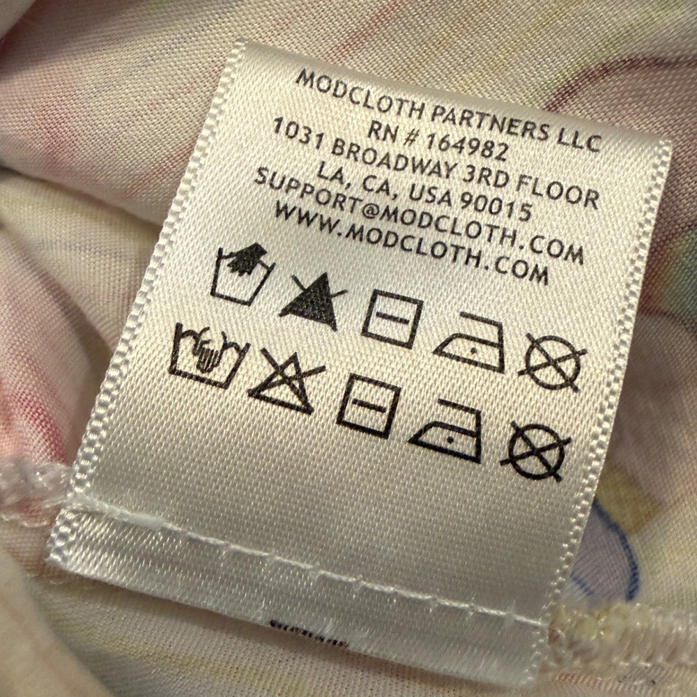 ModCloth x Care Bears Button Front‎ Shirt Rainbow Stripe XL - Picture 5 of 7